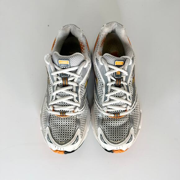 Brooks Ghost 3 3 Running Sneakers Shoes White Orange 1200711B831 Women 8 - Picture 4 of 13